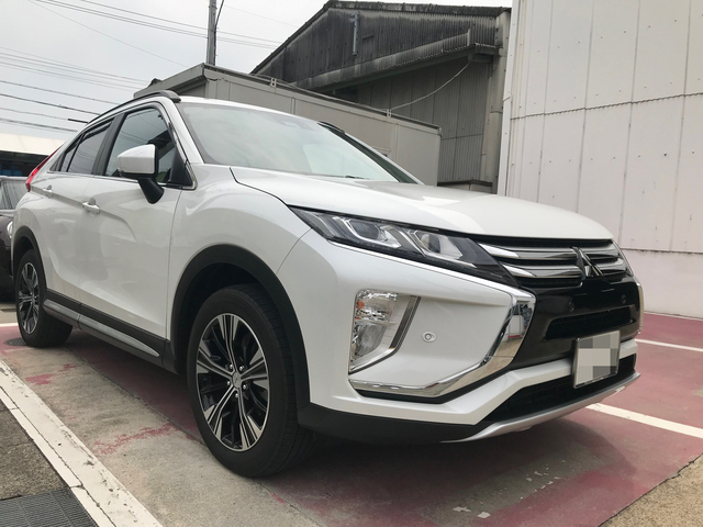 リアバンパー　補修塗装　エクリプスクロス　5BA-GK1W　 (1).jpg